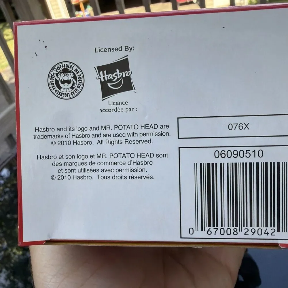 New Hasbro 2010 Mr. Potato Head Christmas Ornament